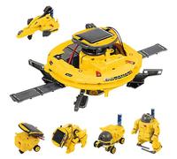 Focenat 6 in 1 Robot Solaire Jouets, STEM Éducatifs Jeu de Construction, Solaire Jouets pour Enfants de 8 à 16 Ans, Kit de Construction de Robot Solaire pour Enfants Garçons Filles