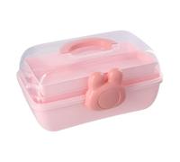 Focenat boîte de rangement multifonction à 3 couches, boîte à couture en plastique, boite pharmacie rangement, boîte accessoires cheveux enfant Pour L'artisanat,Cosmétiques,Papeterie,Matériel de Pêche