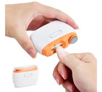 Focenat Coupe Ongle Electrique, Coupe-Ongles Automatique, Rechargeable USB, Lime a Ongle Electrique avec Lumière LED et Rangement Automatique pour Enfants Adultes et Personnes Âgées