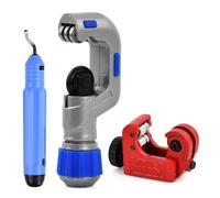 Focenat Coupe-tube Cuivre 4-32mm, Kit Coupe-Tubes avce ébavureur, Mini coupe-tube, Coupe de Tuyau, pour Couper L'acier Inoxydable Mince, Tube en Plastique Aluminium PVC