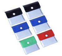 Focenat Lot 6 cendriers pocket PVC, sac compact ignifuge, inodore, couleurs assorties, voyage, bureau, maison
