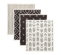 Focenat Lot de 4 Torchons Suédois,Torchons suédois pour Cuisine,Chiffons suédois réutilisables,Chiffons Suédois Absorbants,Absorbants et à Séchage Rapide,pour Cuisine,Salle de Bain,Bureau