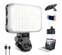 Focenat Lumiere Photo,Lumiere Video CRI 90+,2500-9900K Selfie Light,3 Modes D'éclairage,Lumiere Telephone Selfie,ave Batterie 2000mAh,Eclairage Photo,pour TikTok,Maquillage,Selfie,Vidéoconférence