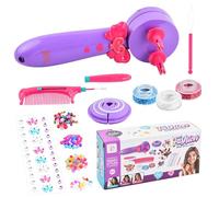 Focenat Machine a Tresser Les Cheveux Fille, Cheveux Machine DIY Tressage, Hair Bedazzler Kit, Tresseur Automatique de Cheveux, Accessoire de Cheveux Fille, Cadeau d'anniversaire Cadeau Noel Fille
