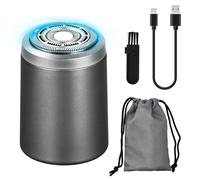 Focenat Mini Rasoir électrique Portable, Rasoir Electriques Hommes, IPX7 Étanche, Rasoir Homme Wet & Dry, USB Rechargeable, Mini Electric Shaver, Portable Tondeuse à Barbe