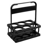 Focenat Porte-Bouteilles 6 Bouteilles Pliable, Plastique Porte Bouteille de Bière pour Bar, Barbecue, Fête, Pique-Nique, Bière, Bouteilles, Vin