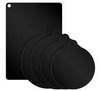 Focenat Protege Plaque Induction, 5 Pièces Tapis de Protection pour Plaque à Induction, Tapis Plaque Induction, Résistant à la Chaleur jusqu'à 250°C, Protection Plaque Induction Anti-Rayure