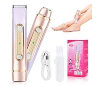 Focenat Rasoir Electrique Femme Rechargeable, Tondeuse électrique 2 en 1, Sans douleur Tondeuse Femme Intime,utilisation humide et sèche, étanche rasoir pour visage, aisselles, jambes et bras