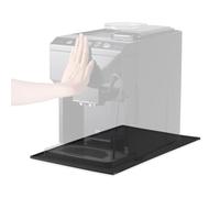 Focenat Tapis en Silicone sous la Machine à Café, tapis pour machine à café, tapis antidérapant machine à café, avec Design Granulé, pour Stabiliser la Machine à Café et Protéger le Plateau de Table