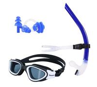 Focevi Frontal Tuba de Natation, Adulte Tubas de plongée avec soupape Snorkelling- Montage Central Confortable en Silicone - Valve de Purge à Sens Unique