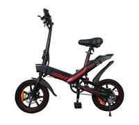 FOCIEL Vélo électrique 14" avec moteur de 250 W, vélo pliant avec batterie au lithium 36 V 9/10 Ah, vitesse maximale jusqu'à 25 km/h, portée 30-45 km, Ebike Uomo Donna