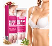 FOCJUK 1 Pièce Crème de Soin Corporel pour Poitrine et Hanches,Crème de Massage Hydratante,Hydratante et Adoucissante,Texture Légère Facile à étaler pour Auto-soin Chez Soi