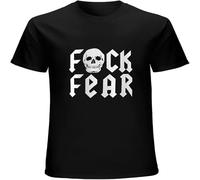 Fock Fear Men's T Shirt Unisex Tee Black L