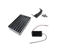 FOCKCPGEGV Feu arrière Feu Arrière De Voiture 12 V Style F1 72 LED Diffuseur Arrière Feu Stop, Feu Pilote, Feu Arrière Universel Clignotant