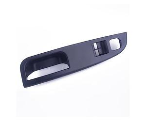 FOCKCPGEGV Poignée extérieure Garniture de couvercle de poignée de porte et de panneau de commande de vitre de voiture noire LHD Pour Vw Pour Golf 5 V 2 portes 2004-2009