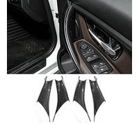 FOCKCPGEGV Poignée extérieure Lot De 4 Housses De Poignée De Porte Intérieure Pour BMW Série 3 Et 4 (3GT, F30, F34, F36, 320i, 328i, 330i, 335i, 340i)