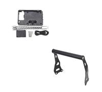 FOCKCPGEGV pour Enfield pour Himalayan 2016 2017 2018 2019 2020 Support Moto Téléphone GPS Plaque Navigation Support Plaque Navigation pour Moto(B and 22mm)