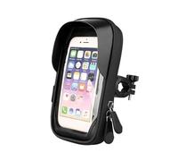 FOCKCPGEGV Support Moto Téléphone Portable Guidon Sac Étui Étanche Vélo De Couverture Navigation 2021 Support Plaque Navigation pour Moto(Black)