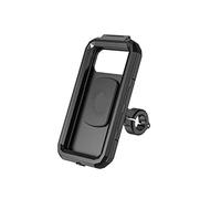 FOCKCPGEGV Support Navigation Tige Guidon Boule Moto Téléphone Portable Base en Aluminium Boîtier Étanche Support Plaque Navigation pour Moto(L:168-187)