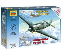 Focke - Wulf 190 A-4 German Fighter 1:72 Plastique Model Kit Zvezda