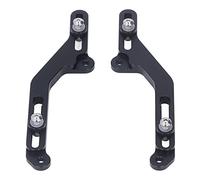 Focket 1 Paire d'ajusteurs de Pare Brise pour Moto, Alliage d'aluminium CNC pour NC750X 2021 Ajusteurs de Pare Brise Supports d'ajustement de Pare Brise Noirs