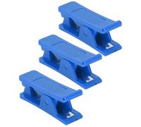 Focket 3 PCS COMPACT PTFE PIPETTER, 1/8 à 3/4 Pouces Capacité de Coupe avec Conception d'auto-support en Acier Inoxydable ABS pour les Tuyaux PA PA (BLUE)