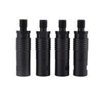 Focket 4 pcs Connecteur d'Alarme, Alarme de Libération Rapide, Connecteur de Pod de Canne à Pêche, Alarmes de Pêche pour Alarmes de Morsure Équipement de Pêche (Noir)
