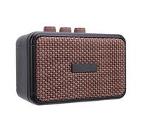 Focket Amplificateur de Guitare électrique, Mini Ampli de Guitare Portable avec Deux Haut-parleurs Clean Overdrive Effets Batterie Rechargeable 6,35 Mm Jache pour la Pratique