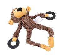 Focket Animal en Peluche Singe, Couineur intégré, Jouets en Peluche Douce pour Chiens de Grande Taille, Jouets Interactifs pour Animaux de Compagnie avec Matériaux Lavables pour Chats et Chiens,