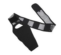 Focket Attelle de Genou pour Chien, Attelle en Néoprène Respirant et Ajustable, de Soutien Ergonomique et Légère pour la Patte Arrière, avec Sangles Réglables (L)