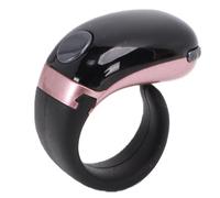 Focket Bague Compteur Intelligente, Compteur électronique Multifonctionnel à Grande Touche avec écran Rotatif et Système de Verrouillage sécurisé, pour Le Suivi des Prières, de la (Or Rose)