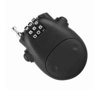 Focket Bloquer le Code D'inventaire pour L'utilisation Combinaison D'avertissement à 3 Chiffres pour la sécurité des Vélos, la Poussette, la Taille de Taille (BLACK)