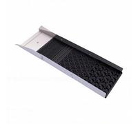 Focket Boîte à écluse, Outil de Récupération d'or Pliable en Alliage d'aluminium à 3 Sections, Boîte à écluse en Or avec Tampon en Caoutchouc pour l'orpaillage des Rivières et des Ruisseaux