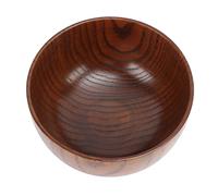 Focket Bol en Bois, Fait à la Main, Bonne Isolation, Propriétés Anti-brûlure, Bol à Salade en Bois, de Service en avec Grain de Unique et Motif pour Soupe de Riz, Salade et Nouilles