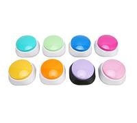 Focket Boutons pour Chien, Lecture d'enregistrement de 30 Secondes, Opération Facile, Boutons de Conversation pour Chien, de Communication pour Animaux de Compagnie avec Batterie Amovible pour