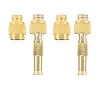 Focket Buse de Tuyau Haute Pression, Buse de Tuyau d'arrosage Robuste en Laiton Massif étanche à économie d'eau, de Lavage de Voiture avec Entrée Filetée G1/2 de 7 GPM 80 PSI pour le Lavage de
