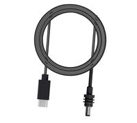 Focket Câble d'alimentation USB C à DC 5m 16,4ft, Cordon de Cuivre en Caoutchouc 18AWG avec Prise de étanche pour une Mini Antenne à Plat 65W PD Compatible