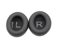 Focket Cache-Oreilles pour écouteurs, Remplacement Facile, 9,8 X 8 X 2 Cm, Excellents Protecteurs D'oreillettes en Cuir protéiné pour Les Jeux, Les Gymnases, Les Bibliothèques (Black)