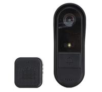 Focket Caméra de Sonnette Vidéo Intelligente, Caméra de Sonnette sans Fil WiFi 2,4 GHz avec Carillon, Vision Nocturne, Audio Bidirectionnel et Vue en Direct, pour la sécurité de la Maison