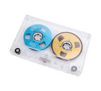 Focket Cassettes Vides, Cassettes Bobine à Bobine, Composants de Mobile, Enregistrement de 50 Minutes, de Type I à Biais Normal avec Coque ABS, Bobines Plaquées Métal pour la Musique