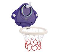 Focket Cerceau de Basket-Ball Au-Dessus de la Porte, Panier de Basket-Ball d'intérieur avec Marqueur électronique Automatique, Mini Panier de avec Sons de Tableau de Bord électronique et Pompe de