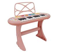 Focket Clavier de Piano pour Enfants, 24 Touches, Réglage du Volume, Lecture d'enregistrement, Clavier de Piano électrique, pour Tout-Petits avec Support Amovible pour Enfants âgés de 3 à 8 Ans