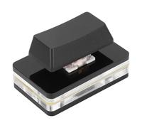 Focket Clavier USB RGB Mini, avec Une Interface de Type C, Un Raccourci à 1 clé Défini par L'utilisateur, Un Commutateur Rouge Mécanique, avec Mémoire, RVB rétro-éclairé, Conception (White) (Black)