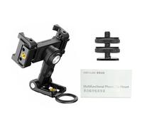 Focket Clip Adaptateur pour Support de Trépied de Téléphone, Support de Téléphone Portable Rotatif à 360° avec Griffe Froide et Trous Filetés de 1/4" pour Smartphones de 56 à 95 Mm
