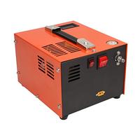 Focket Compresseur d'air PCP, 4500Psi 30Mpa 300 Portable Pistolet à Air comprimé Haute Pression Transformateur de Pompe, Alimenté par 110V /220V AC ou 12V DC, Pompe pour Carabines