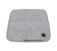 Focket Coussin chauffant portable et doux de 45 x 45 cm (17,71 x 17,71 pouces), en graphène et tissu, à chauffe rapide, avec port USB, pour soulager les douleurs au dos (GREY)