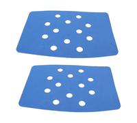 Focket Coussin pour Chaise de Douche, Tapis antidérapant en EVA de 35,5 x 24 cm pour Tabouret de Douche avec Dos adhésif, Housse de Coussin autocollante pour siège de Bain