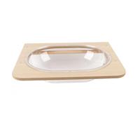 Focket Étagères Transparentes en Bois pour Chats, Concept de Coussin D'espace de Lit de Chat Transparent