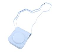 Focket Étui de Protection pour Mini-Caméra 12, Sac en Cuir PU avec Sangle Réglable pour Le Voyage de Caméra Instantanée (Blue)