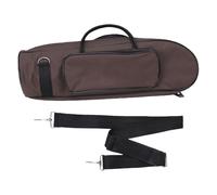 Focket Étui pour Trompette, Oxford 600D, Imperméable et Léger, Sac de Transport pour Trompette, étui pour Cornet avec Bandoulière Réglable, Poignée pour Accessoires, Poche pour, Cornet, Bugle, Cor
